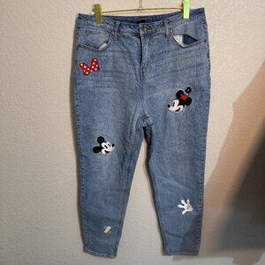 Embroidered Disney Jeans